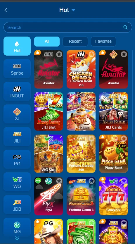 SK777 Game Game Types